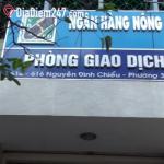 Agribank - Ph&ograve;ng giao dịch B&agrave;n Cờ