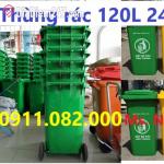 Phân phối sỉ lẻ thùng rác nhựa, thùng rác 120L 240L giá rẻ Tại quận bình chánh